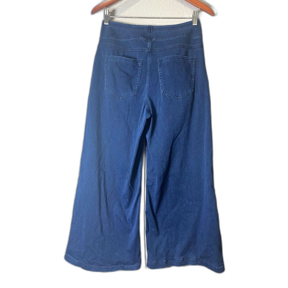 Halara Wide Leg Jean Pants Size Medium Petite - Picture 2 of 3